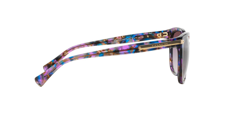 COACH 0HC8132 Sunglasses Coach 57.0 52888H - PURPLE CONFETTI TORTOISE Purple