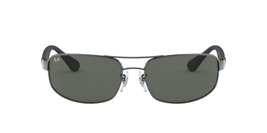 0RB3445 Sunglasses Ray Ban 61 004 - GUNMETAL Green