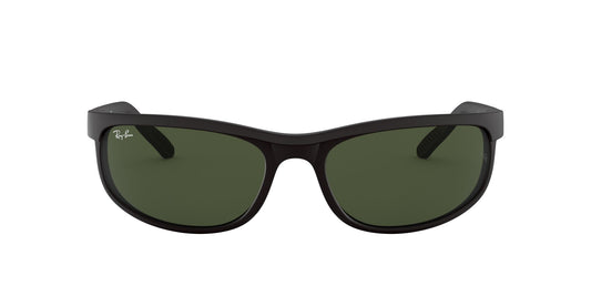 0RB2027 Sunglasses Ray Ban 62 W1847 - BLACK/ MATTE BLACK Green