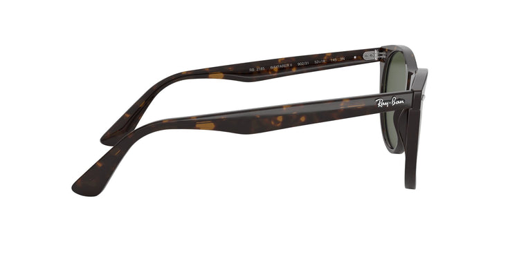 RAY BAN 0RB2185 Sunglasses Ray Ban 55.0 902/31 - TORTOISE Green