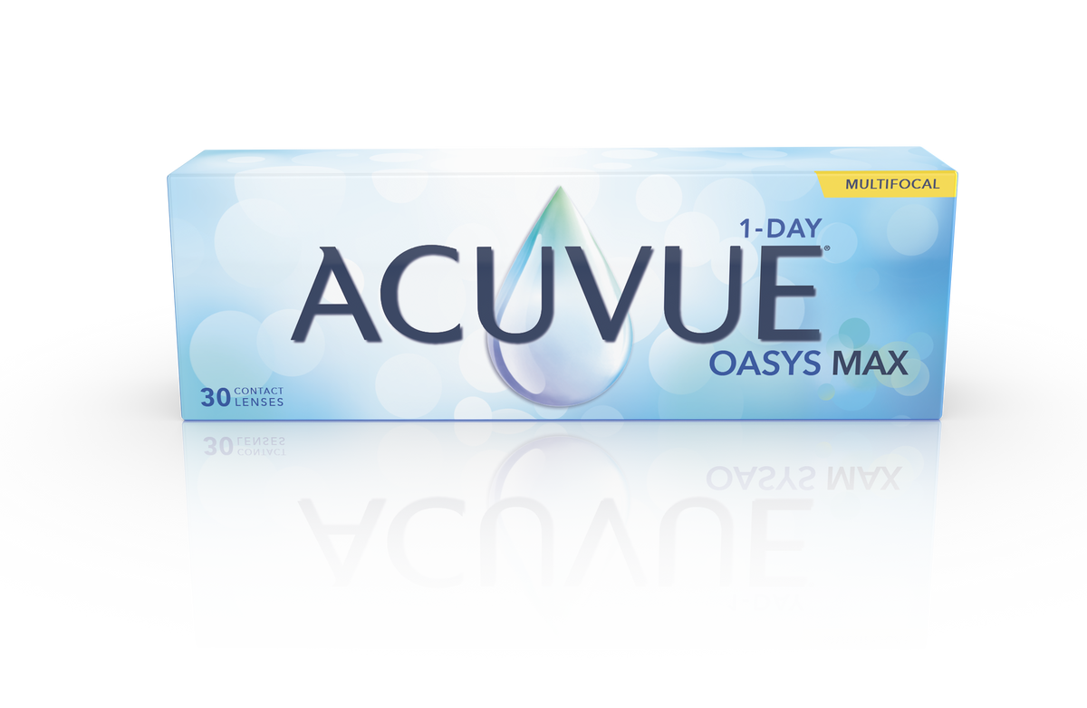 Acuvue Oasys Max 1 Day Multifocal 30 Contact Lenses Johnson & Johnson