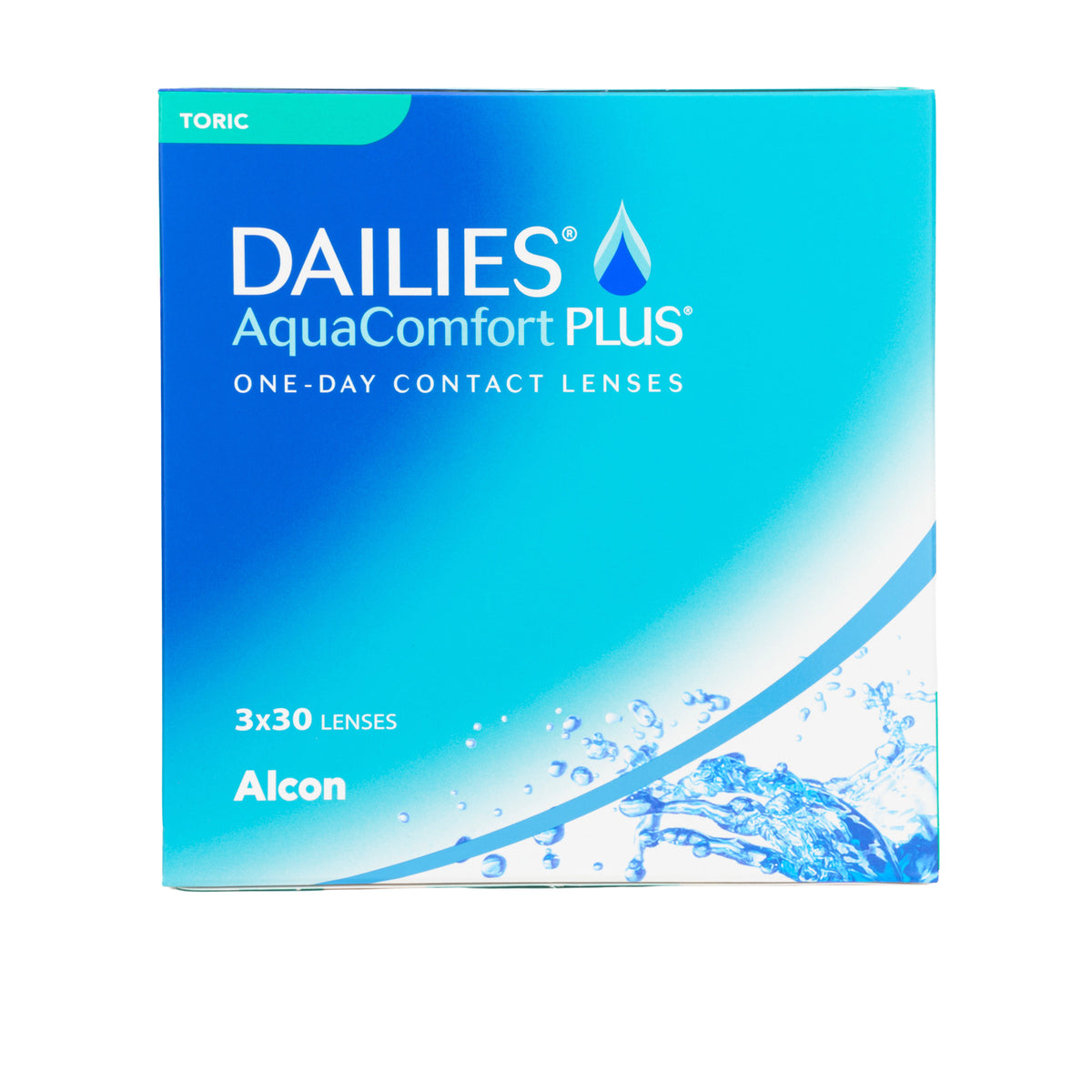 Dailies Aqua Comfort Plus Astigmatism 90 Contact Lenses Alcon