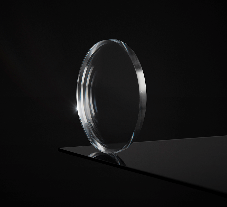 A representation of progressive lenses against a black background.