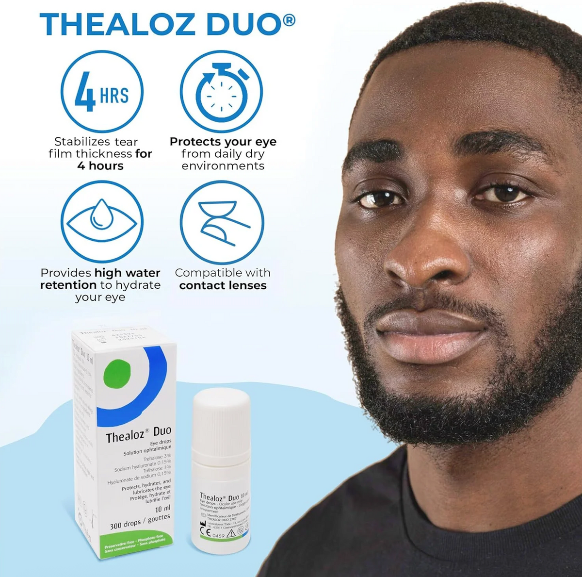 Theoloz Routine Thealoz Duo 10 mL Eye Drops – Preservative-Free Relief