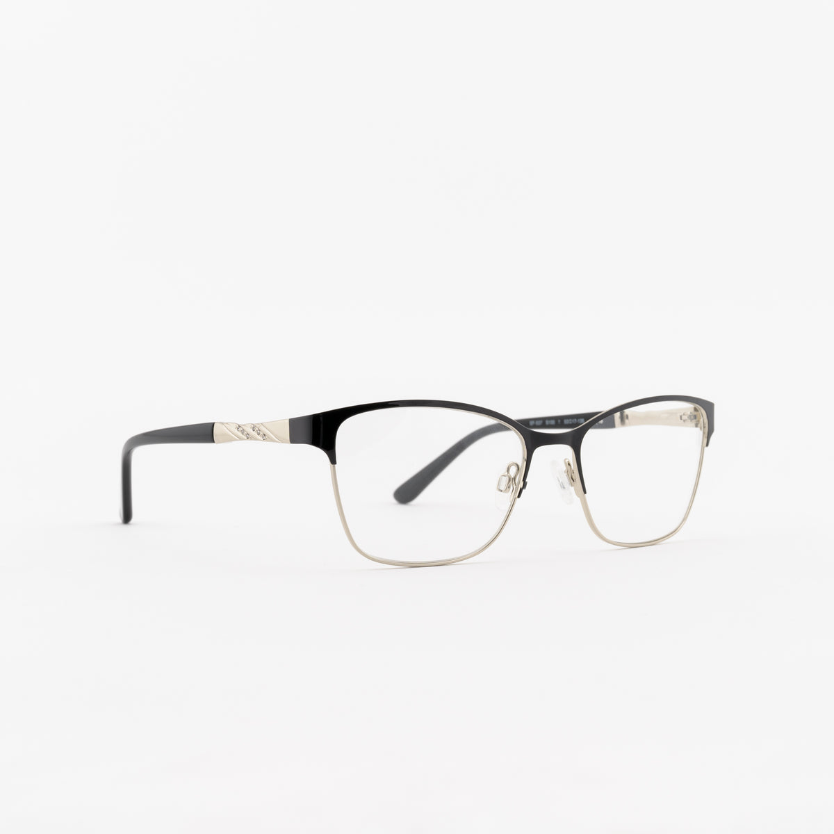 SF-537 Frames Superflex 53 S100 - BLACK SILVER Not Available