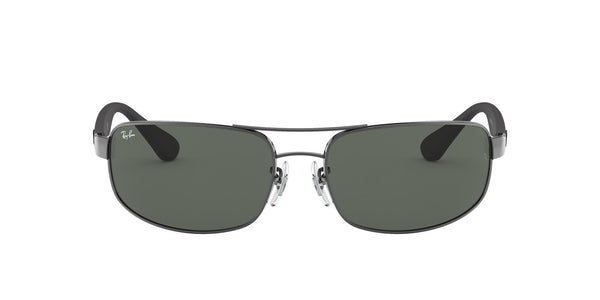0RB3445 Sunglasses Ray Ban 61 004 - GUNMETAL Green