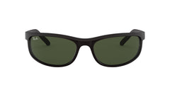 0RB2027 Sunglasses Ray Ban 62 W1847 - BLACK/ MATTE BLACK Green