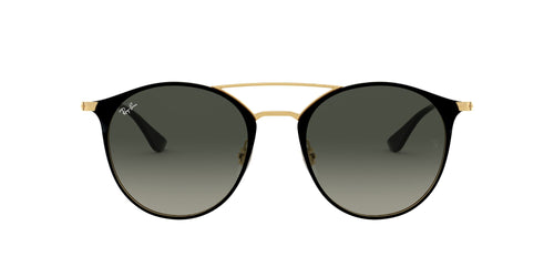 RAY BAN 0RB3546 Sunglasses Ray Ban 52 187/71 - BLACK ON ARISTA Grey