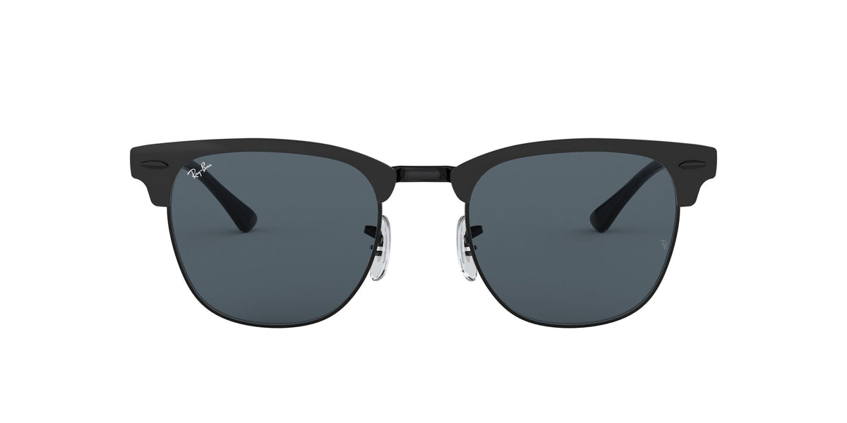 0RB3716 Sunglasses Ray Ban 51 186/R5 - MATTE BLACK ON BLACK Blue