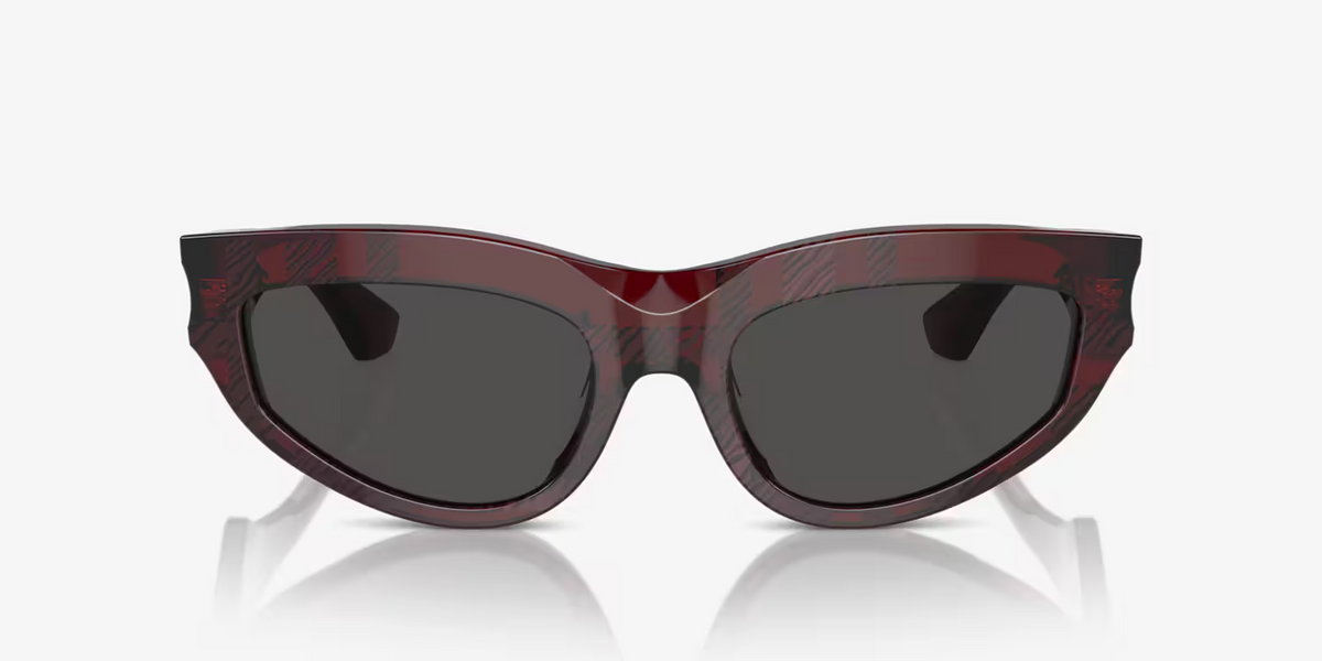 BE4425U Sunglasses Burberry 55 Red Grey