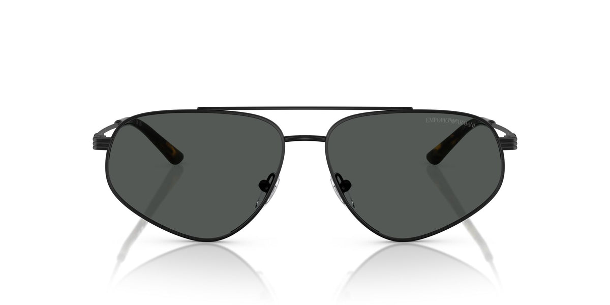 EA2156 Sunglasses Emporio Armani 59 MATTE BLACK Grey