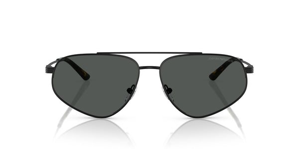 EA2156 Sunglasses Emporio Armani 59 MATTE BLACK Grey
