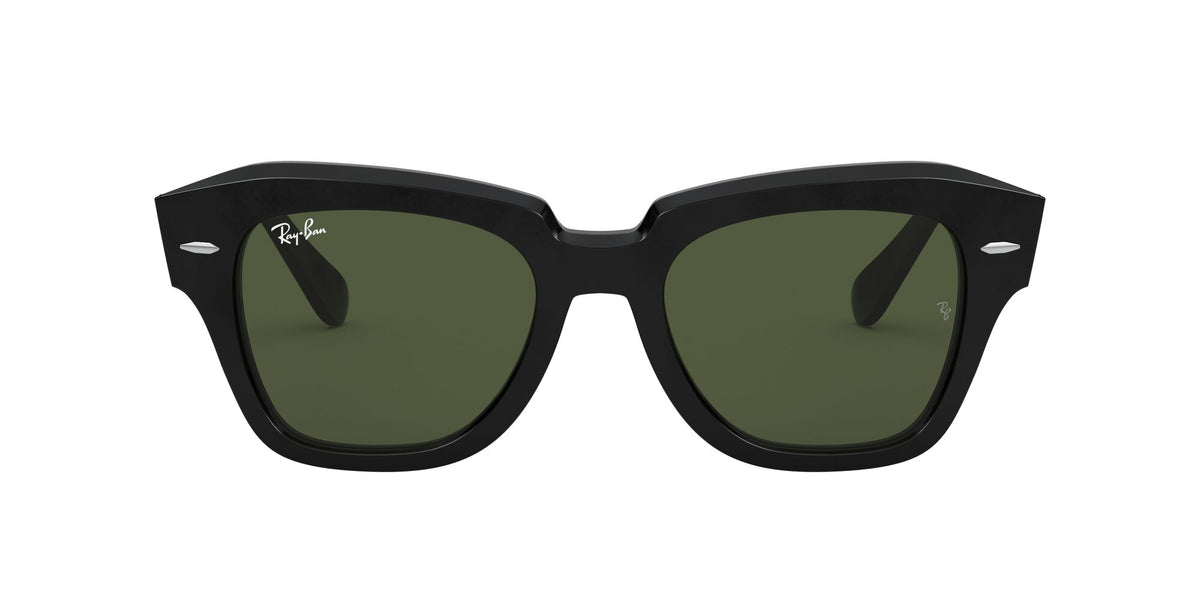 0RB2186 Sunglasses Ray Ban 49 901/31 - BLACK Green