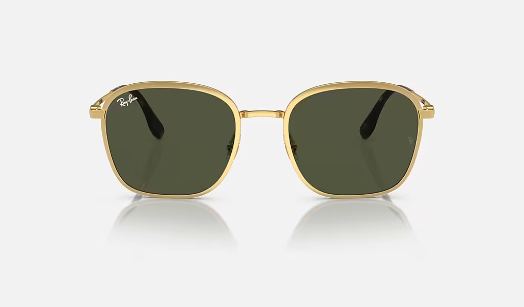 0RB3720 Sunglasses Ray Ban 55 Gold Green
