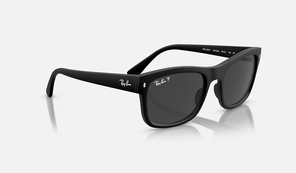 Black plastic ray bans hotsell