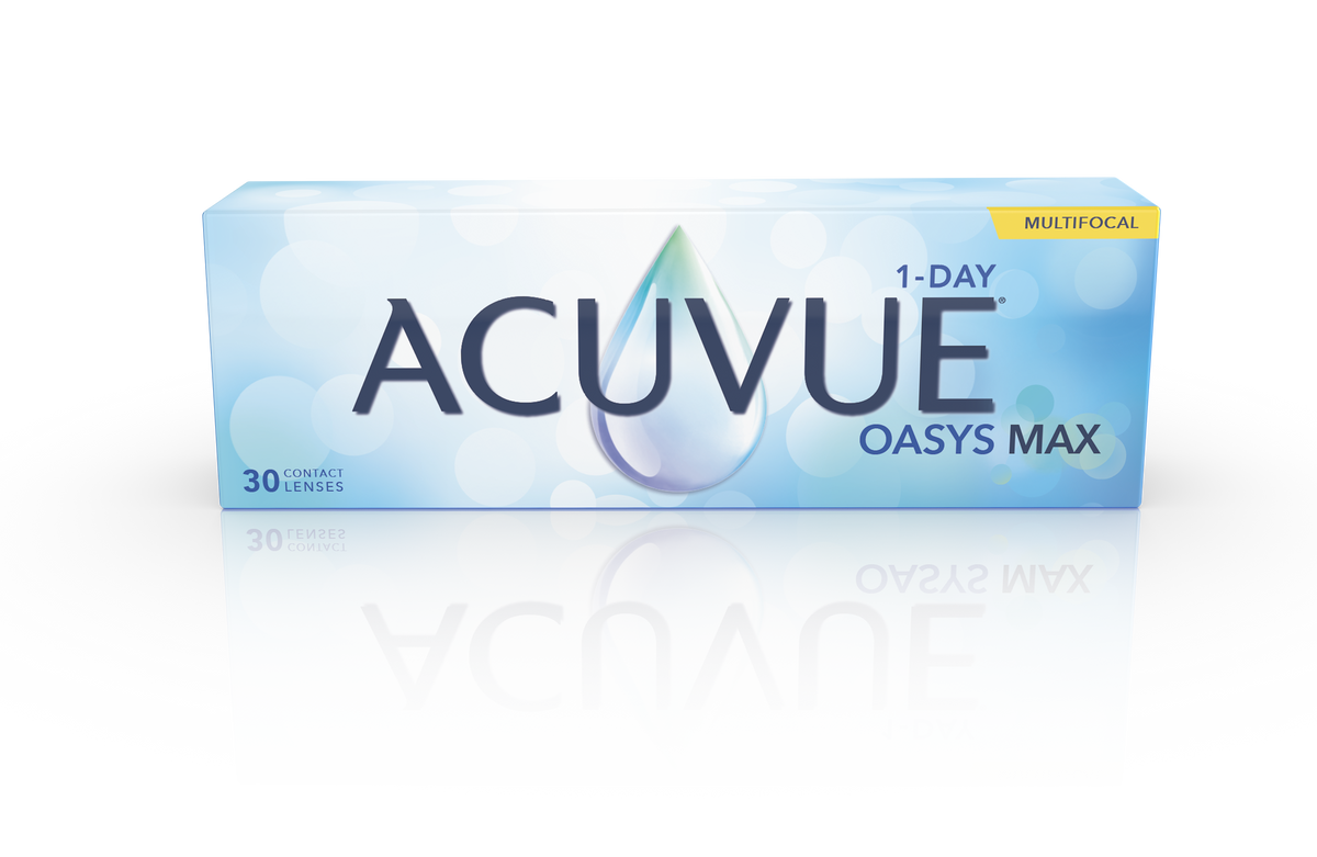 Acuvue Oasys Max 1 Day Multifocal 30 Contact Lenses Johnson & Johnson   