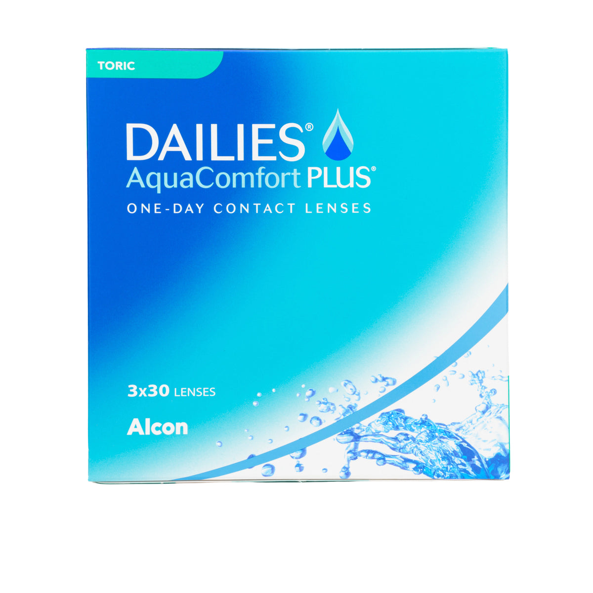 Dailies Aqua Comfort Plus Astigmatism 90 Contact Lenses Alcon   
