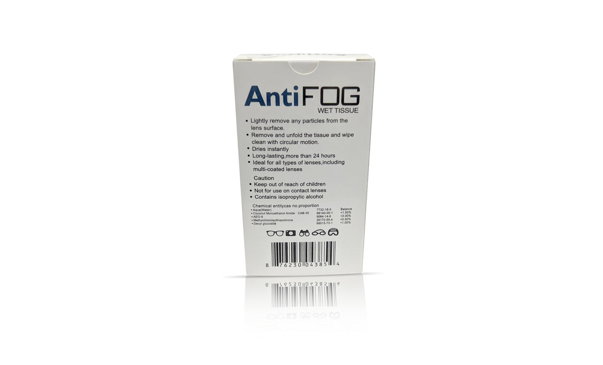 Crystal Clear Anti Fog Wipes Accessories Crystal Clear   