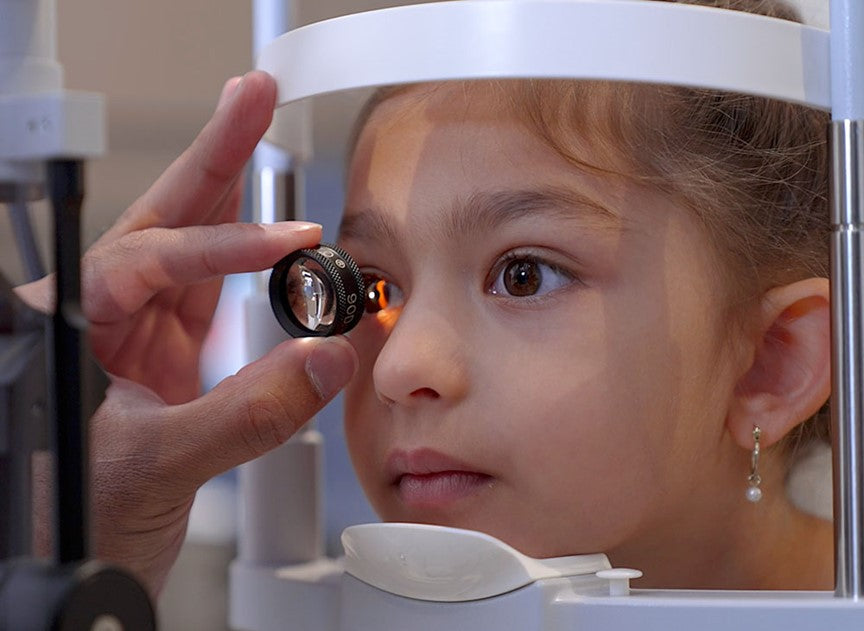 Children eye exam