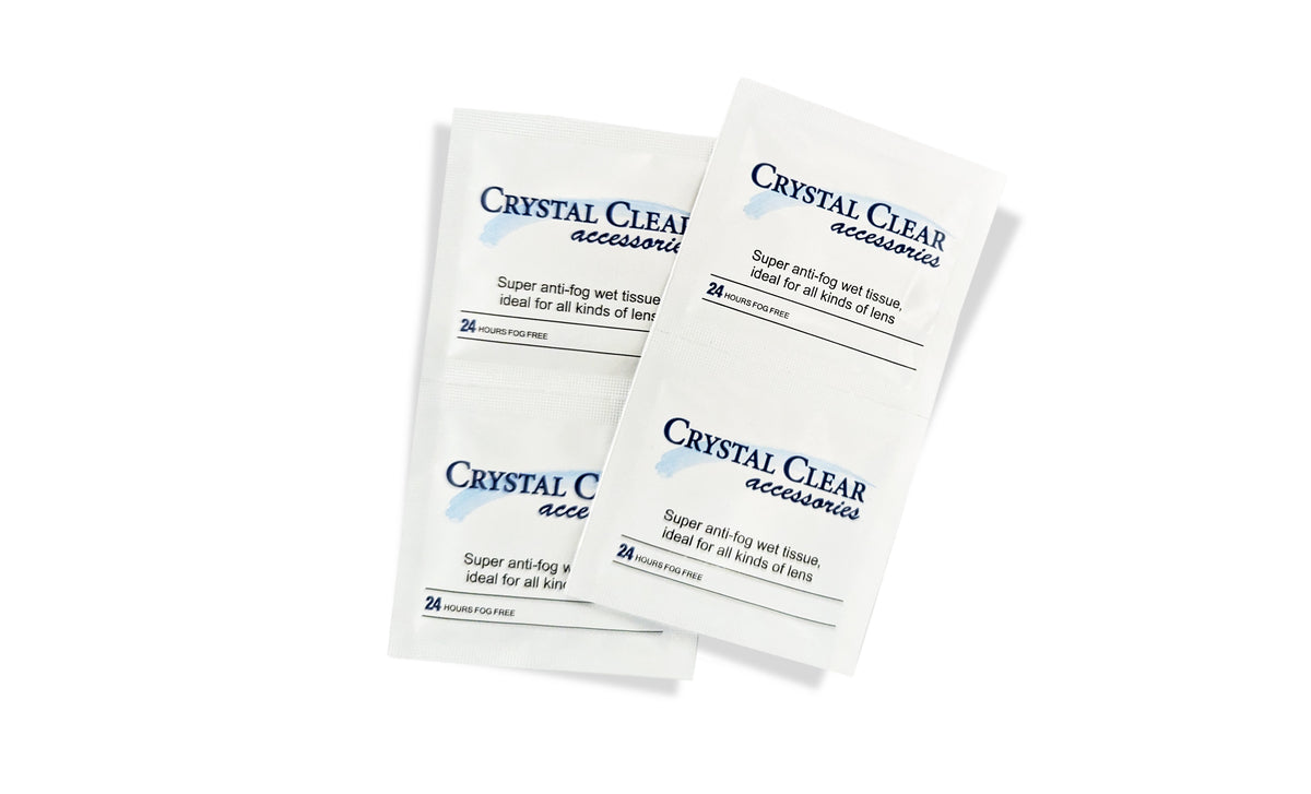 Crystal Clear Anti Fog Wipes Accessories Crystal Clear   