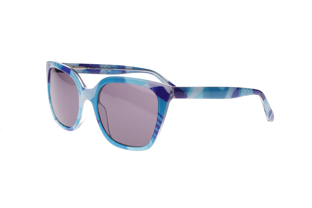 ZEAL Sunglasses PEACE LOVE 55 Blue Grey