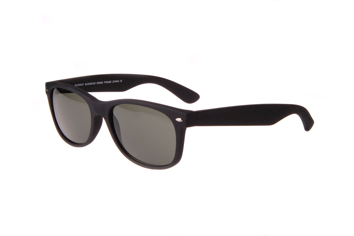 RS662 Sunglasses Runway 55 Black Grey