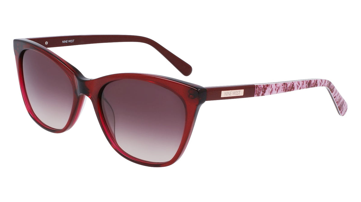 NW652S Sunglasses Nine West 56 Clear Pink