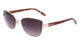 NW131S Sunglasses Nine West 58 Pink Brown